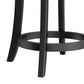 Hillsdale Furniture Sloan Wood Counter Height Swivel Stool, Black