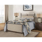 Hillsdale Furniture Ashley King Upholstered Panel Headboard with Frame, Linen Stone