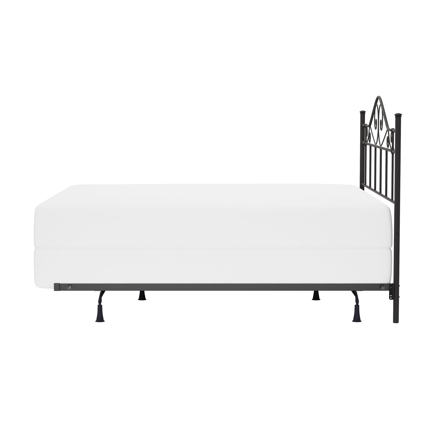 Hillsdale Furniture Harrison King Metal Headboard with Frame, Textured Black