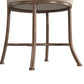 Hillsdale Furniture Emerson Metal Vanity Stool, Golden Bronze