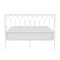 Hillsdale Furniture Naomi Queen Metal Bed, White