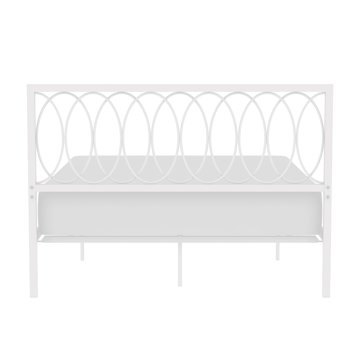 Hillsdale Furniture Naomi Queen Metal Bed, White