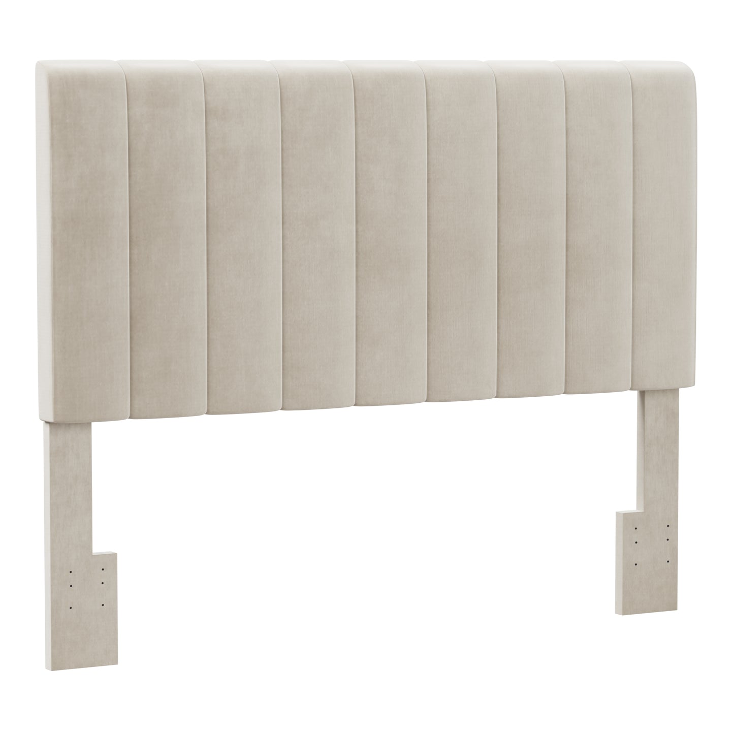 Hillsdale Furniture Crestone Upholstered Full/Queen Headboard with Frame, Cream