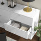 Hillsdale Living Essentials Delmar Wood 6 Drawer Dresser, Matte White