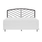 Hillsdale Furniture Essex Metal King Headboard with Frame, Gray Bronze