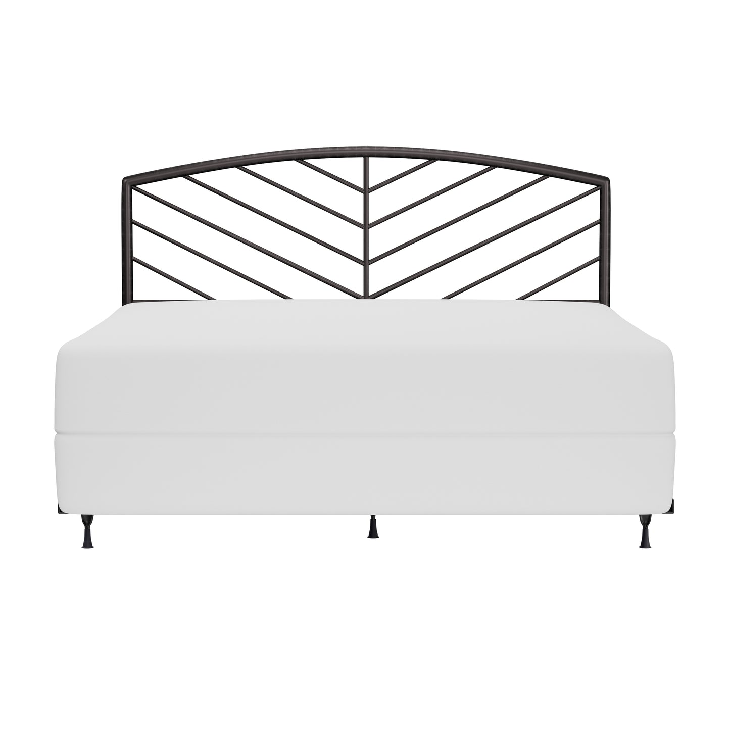 Hillsdale Furniture Essex Metal King Headboard with Frame, Gray Bronze