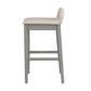 Hillsdale Furniture Maydena Wood Bar Height Stool, Distressed Gray