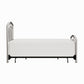 Hillsdale Furniture Claudia Queen Metal Bed, Matte Nickel