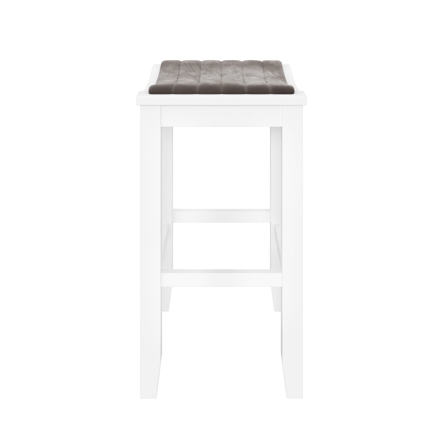 Hillsdale Furniture Avant Wood Backless Counter Height Stool, White