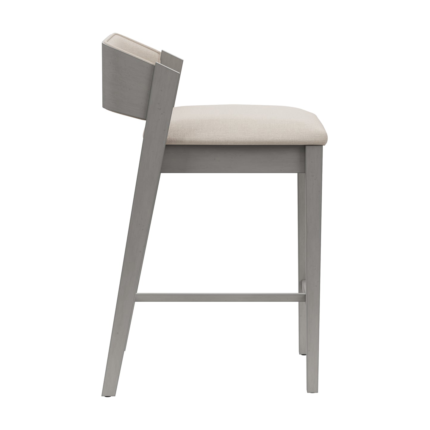 Hillsdale Furniture Dresden Wood Counter Height Stool, Distressed Gray