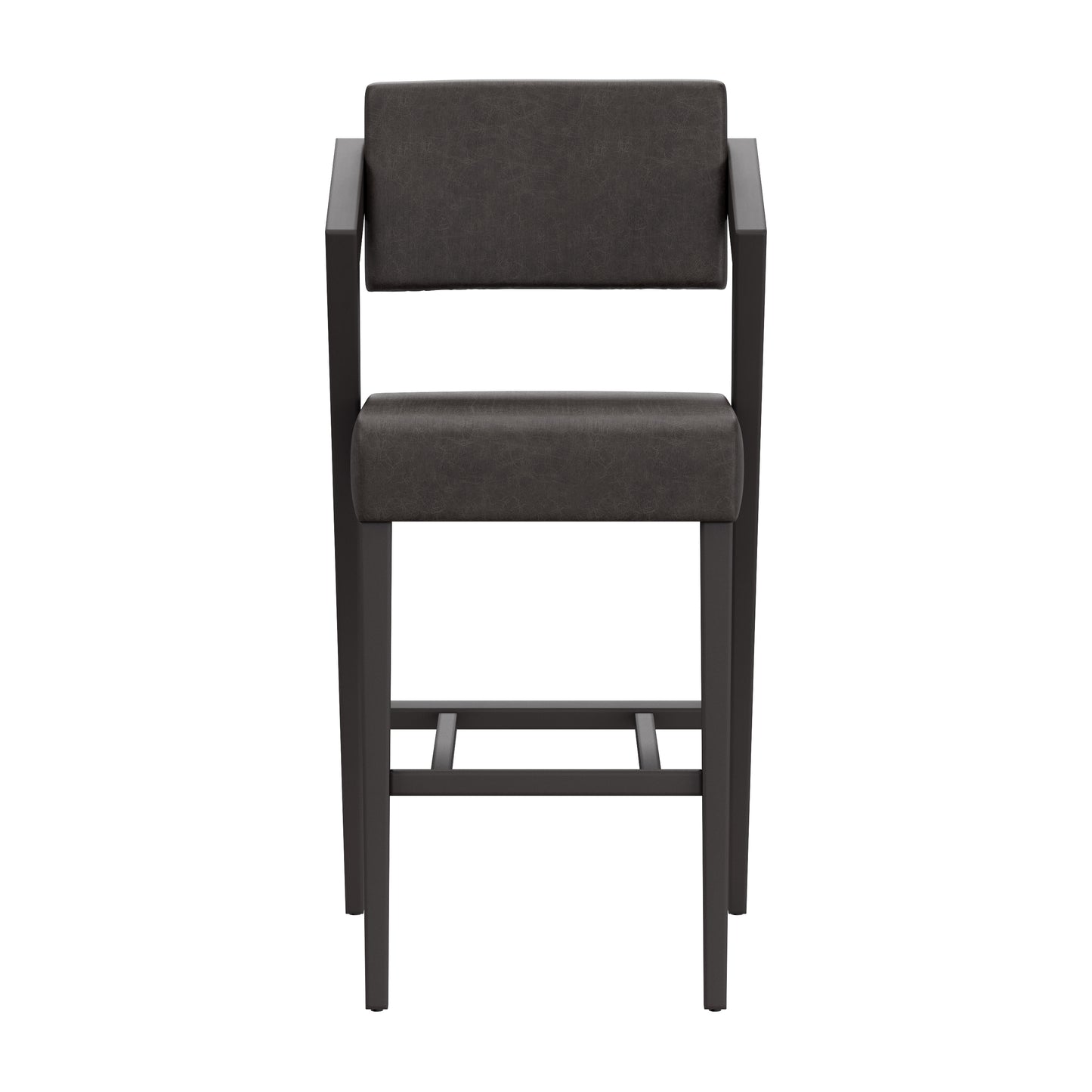 Hillsdale Furniture Snyder Wood Bar Height Stool, Blackwash