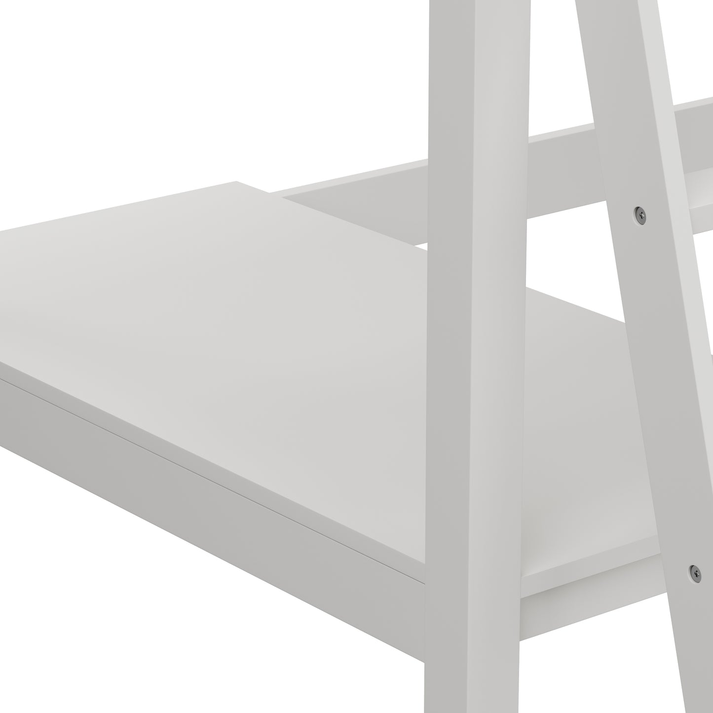 Hillsdale Kids and Teen Caspian Twin Loft Bed with Desk Chair, White