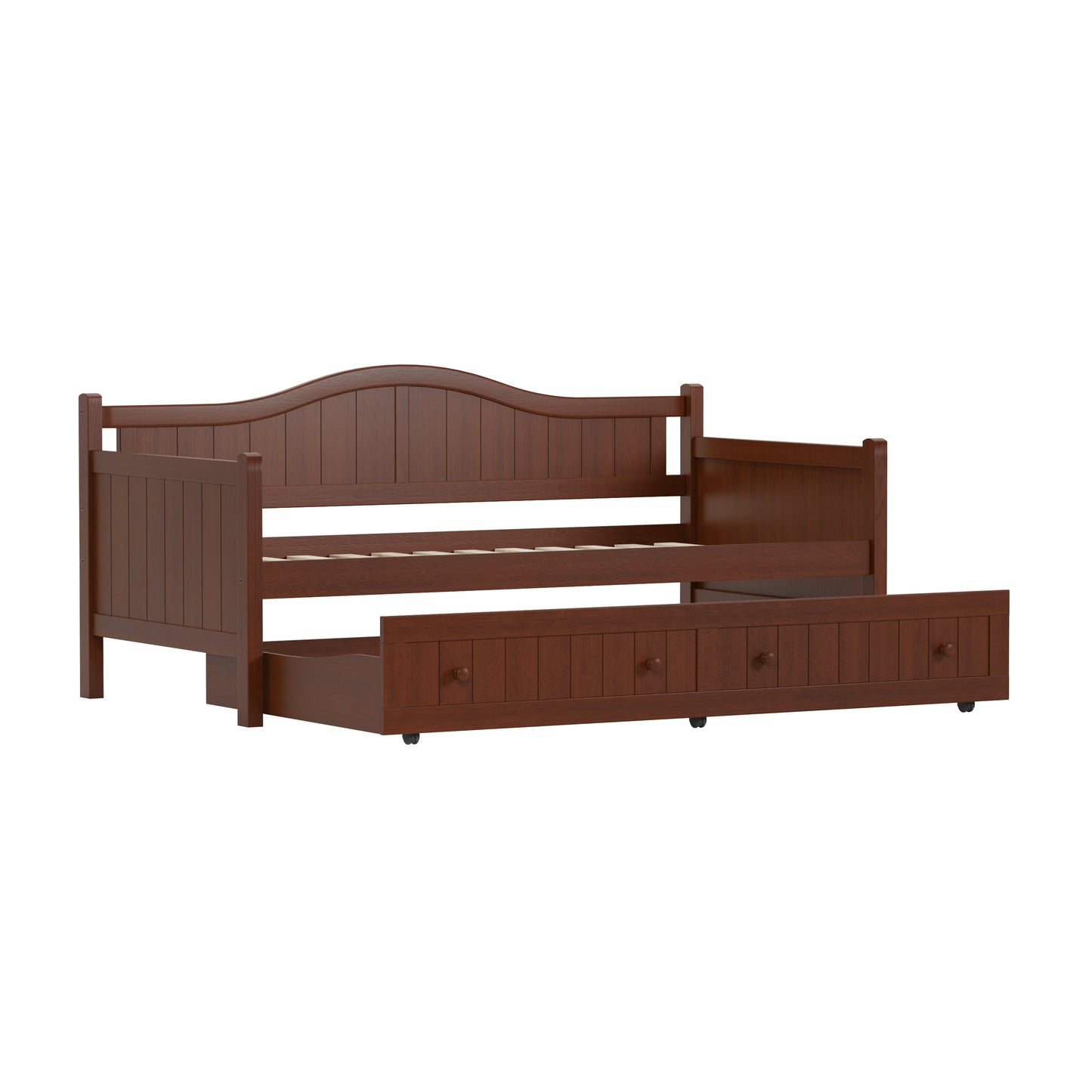 Hillsdale Furniture Staci Wood Daybed with Trundle, Cherry