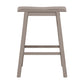 Hillsdale Furniture Moreno Wood Backless Counter Height Stool, Distressed Gray