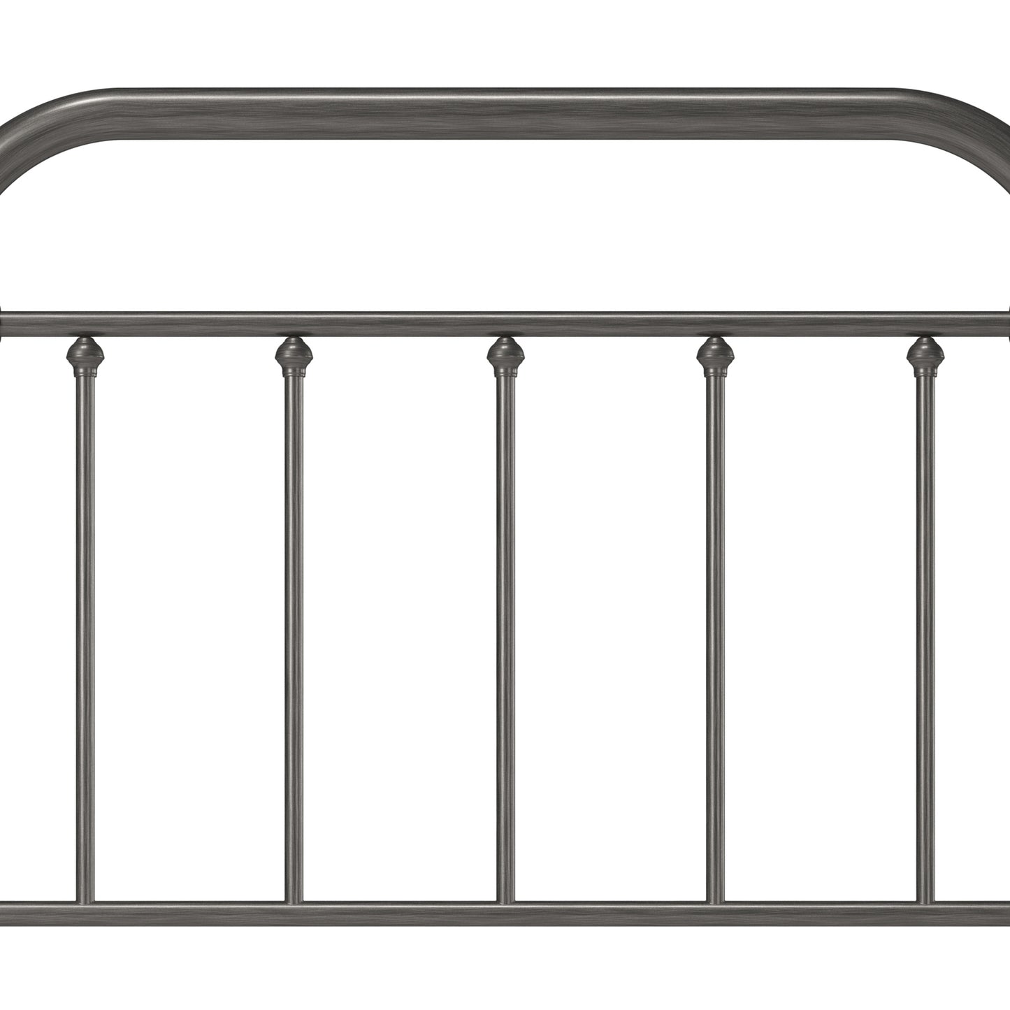 Hillsdale Furniture Kirkland Metal Twin Bed, Aged Pewter