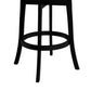 Hillsdale Furniture Van Draus Wood Bar Height Swivel Stool, Black