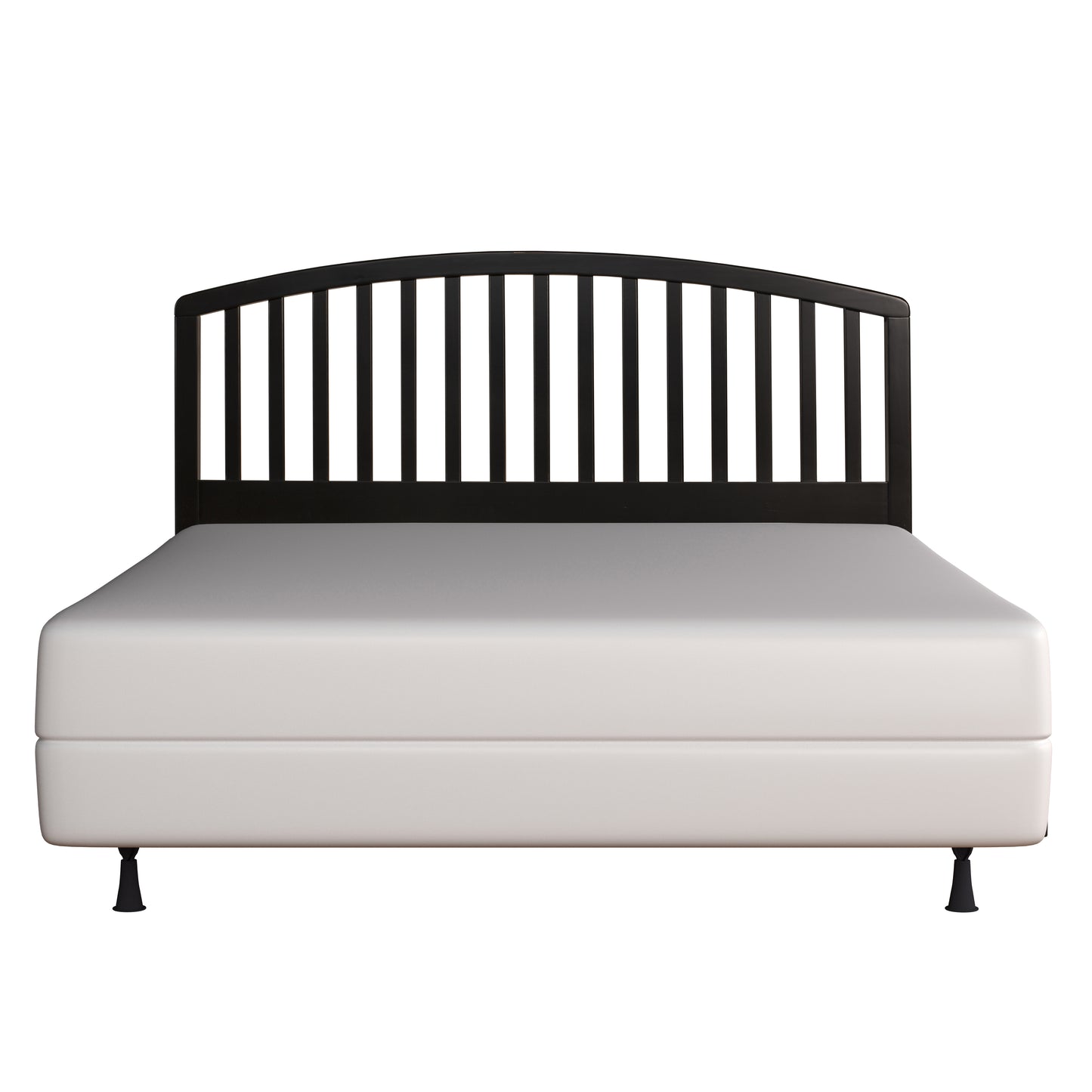 Hillsdale Furniture Carolina Wood Full/Queen Headboard with Frame, Black