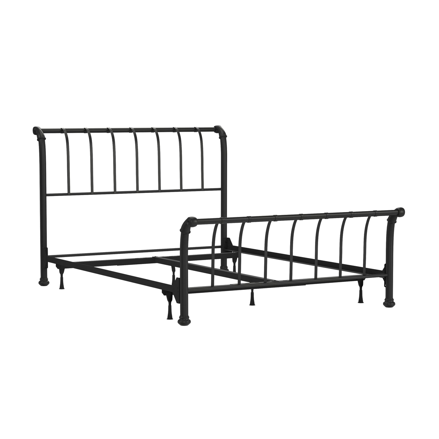 Hillsdale Furniture Janis Queen Metal Bed, Textured Black