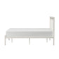 Hillsdale Furniture Serenity Metal Full Platform Bed, White