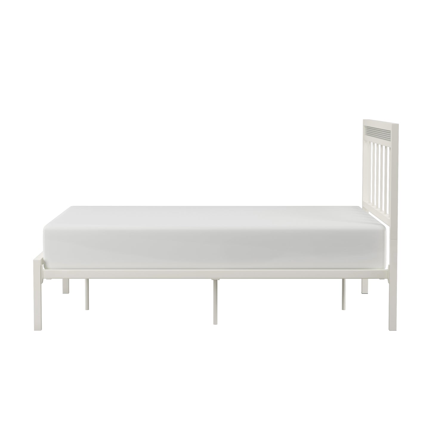 Hillsdale Furniture Serenity Metal Full Platform Bed, White