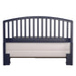 Hillsdale Furniture Carolina Wood Full/Queen Headboard with Frame, Navy