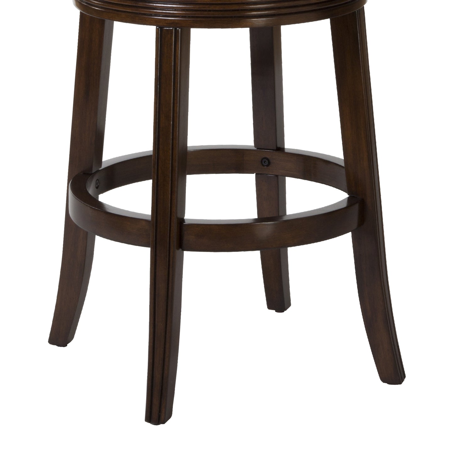 Hillsdale Furniture Tillman Wood Backless Bar Height Swivel Stool, Brown Cherry