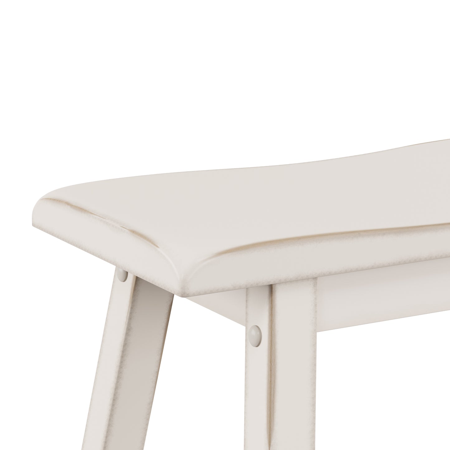 Hillsdale Furniture Moreno Wood Backless Counter Height Stool, Sea White