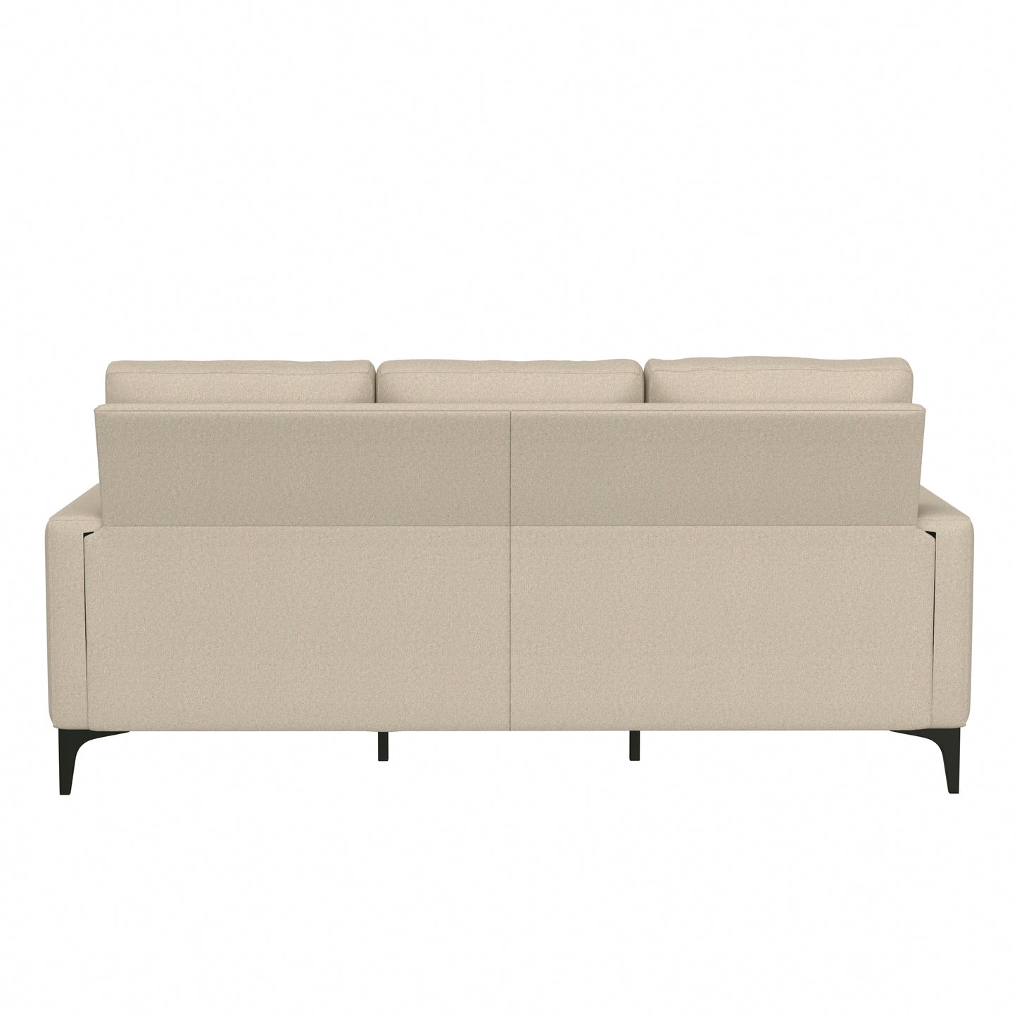 Hillsdale Furniture Matthew Upholstered Reversible Chaise Sectional, Oatmeal