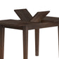 Hillsdale Furniture Spencer Wood Dining Table, Dark Espresso Wire Brush