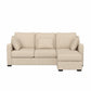 Hillsdale Furniture York Upholstered Sectional Chaise, Sand