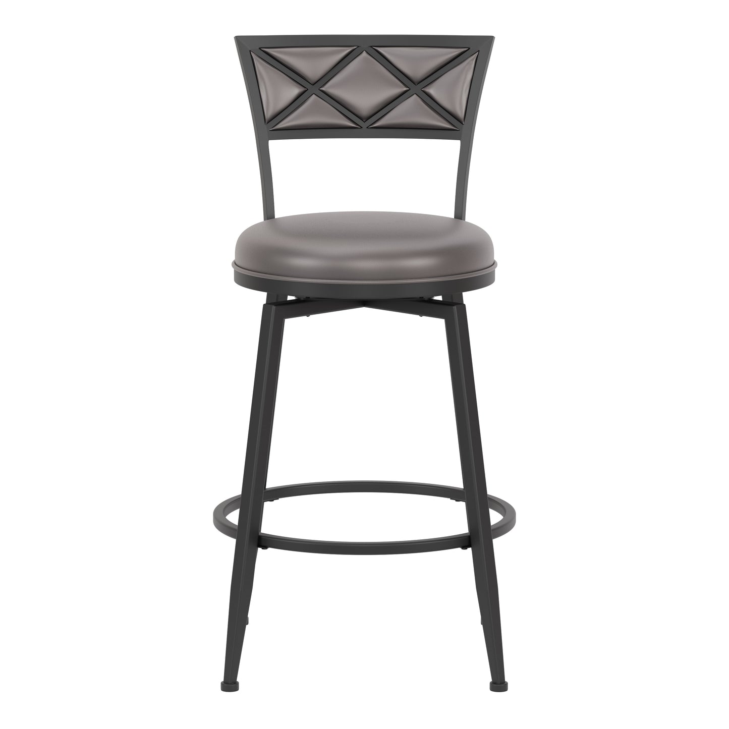 Hillsdale Furniture Dunlap Metal Counter Height Stool, Black