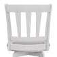 Hillsdale Furniture Presque Isle Wood Counter Height Swivel Stool, White