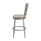 Hillsdale Furniture Stewart Metal Bar Height Swivel Stool, Aged Pewter