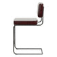 Hillsdale Furniture Breuer Metal Counter Height Stools, Set of 2, Burgundy