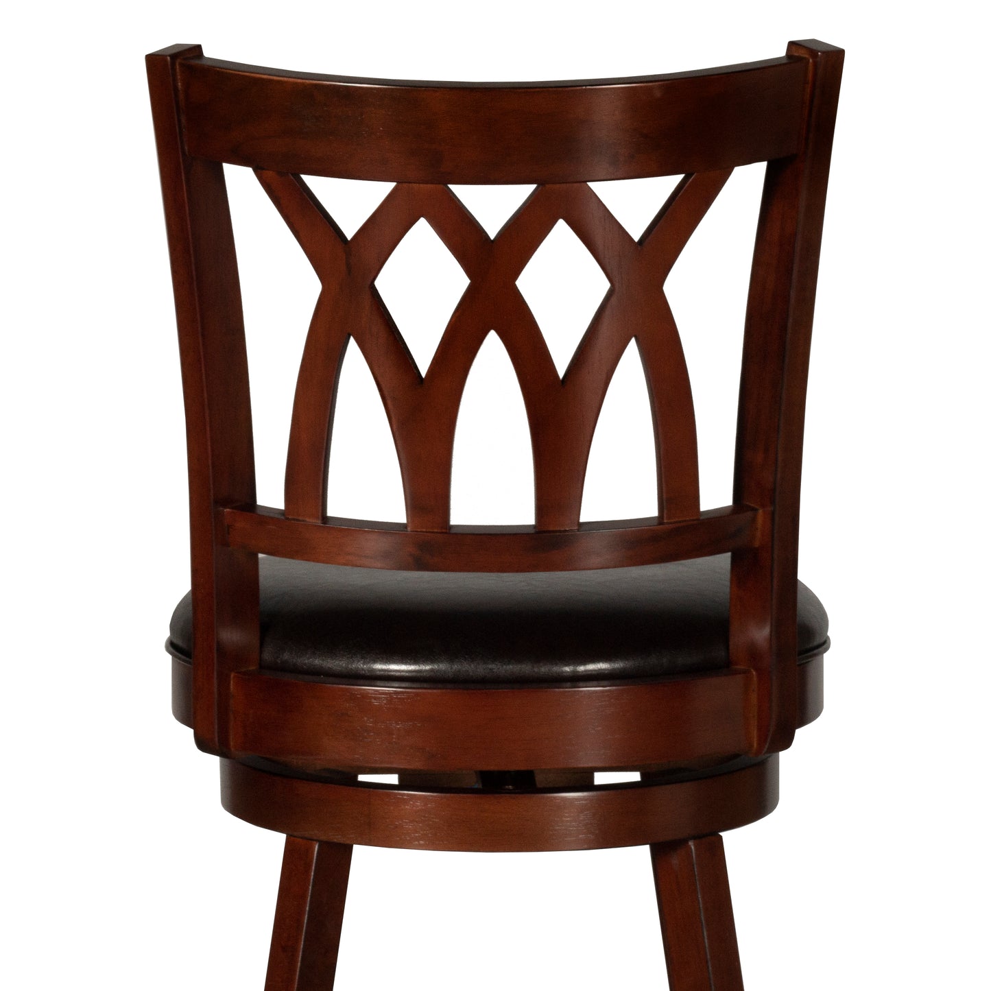 Hillsdale Furniture Tateswood Wood Bar Height Swivel Stool, Cherry