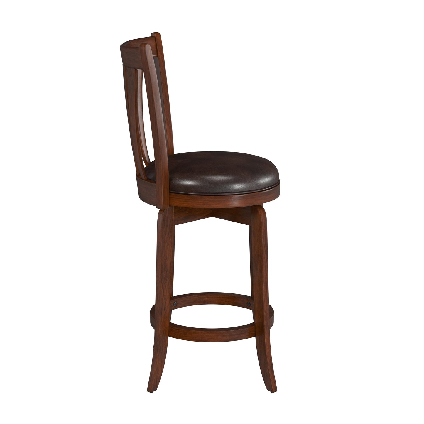 Hillsdale Furniture Savana Wood Counter Height Swivel Stool, Cherry