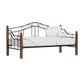 Hillsdale Furniture Madison Wood and Metal Twin Daybed, Black with Cherry Posts