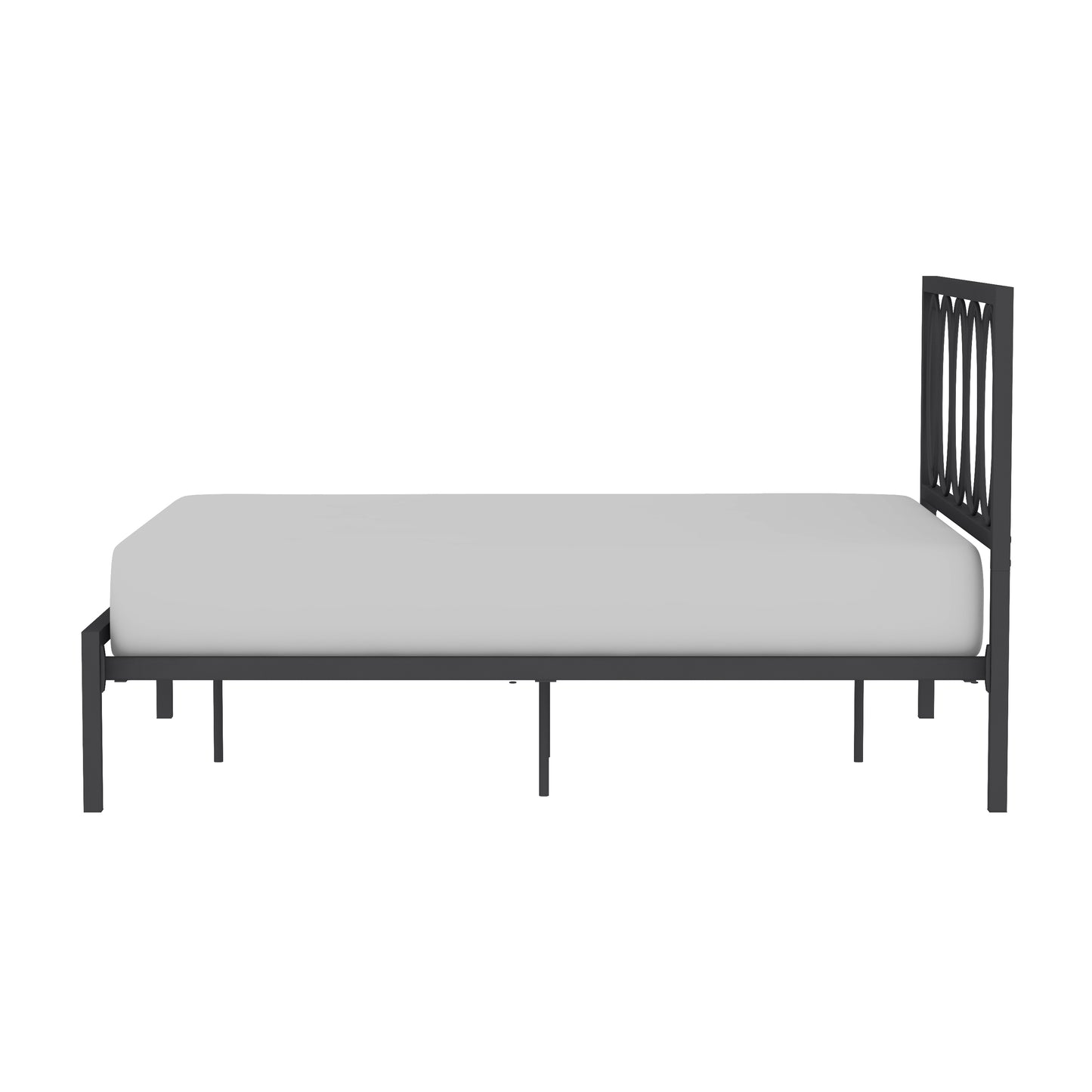 Hillsdale Furniture Naomi Full Metal Bed, Gray