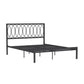 Hillsdale Furniture Naomi King Metal Bed, Gray