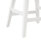 Hillsdale Furniture Clarion Wood and Upholstered Counter Height Swivel Stool, Sea White