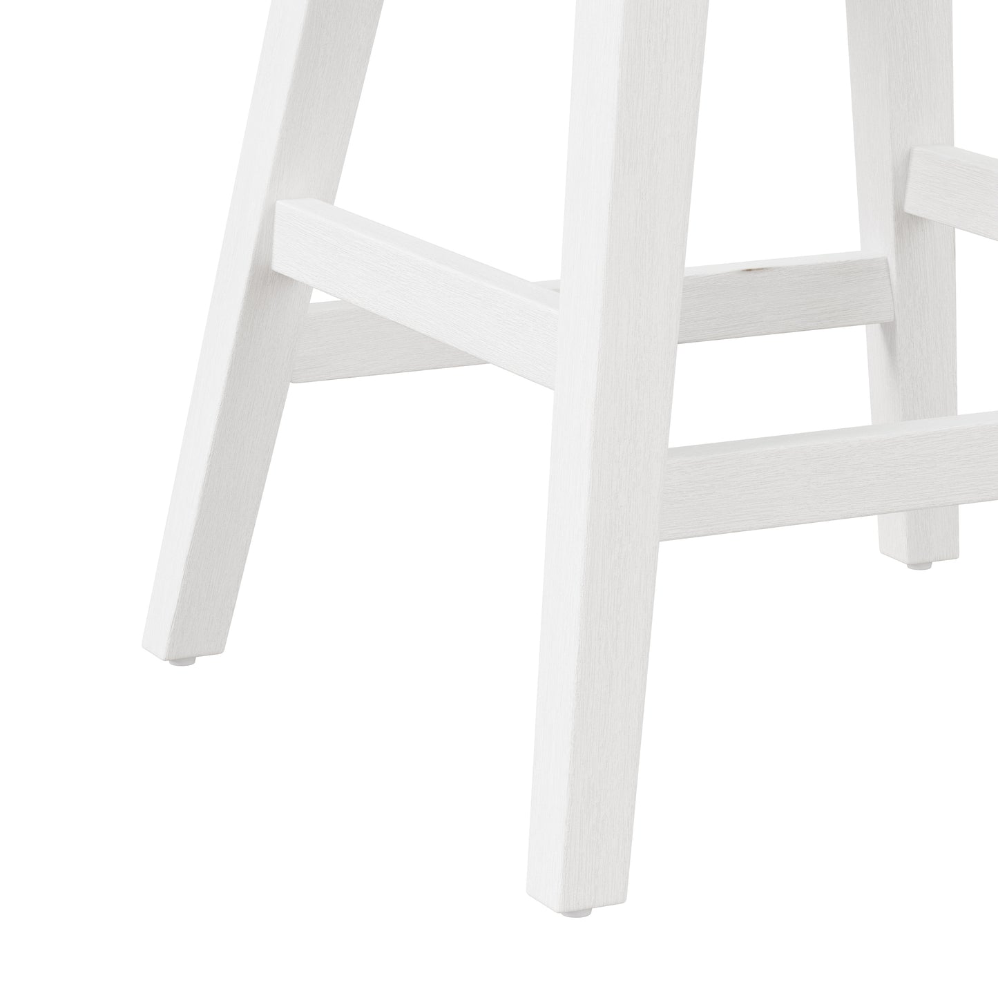 Hillsdale Furniture Clarion Wood and Upholstered Counter Height Swivel Stool, Sea White