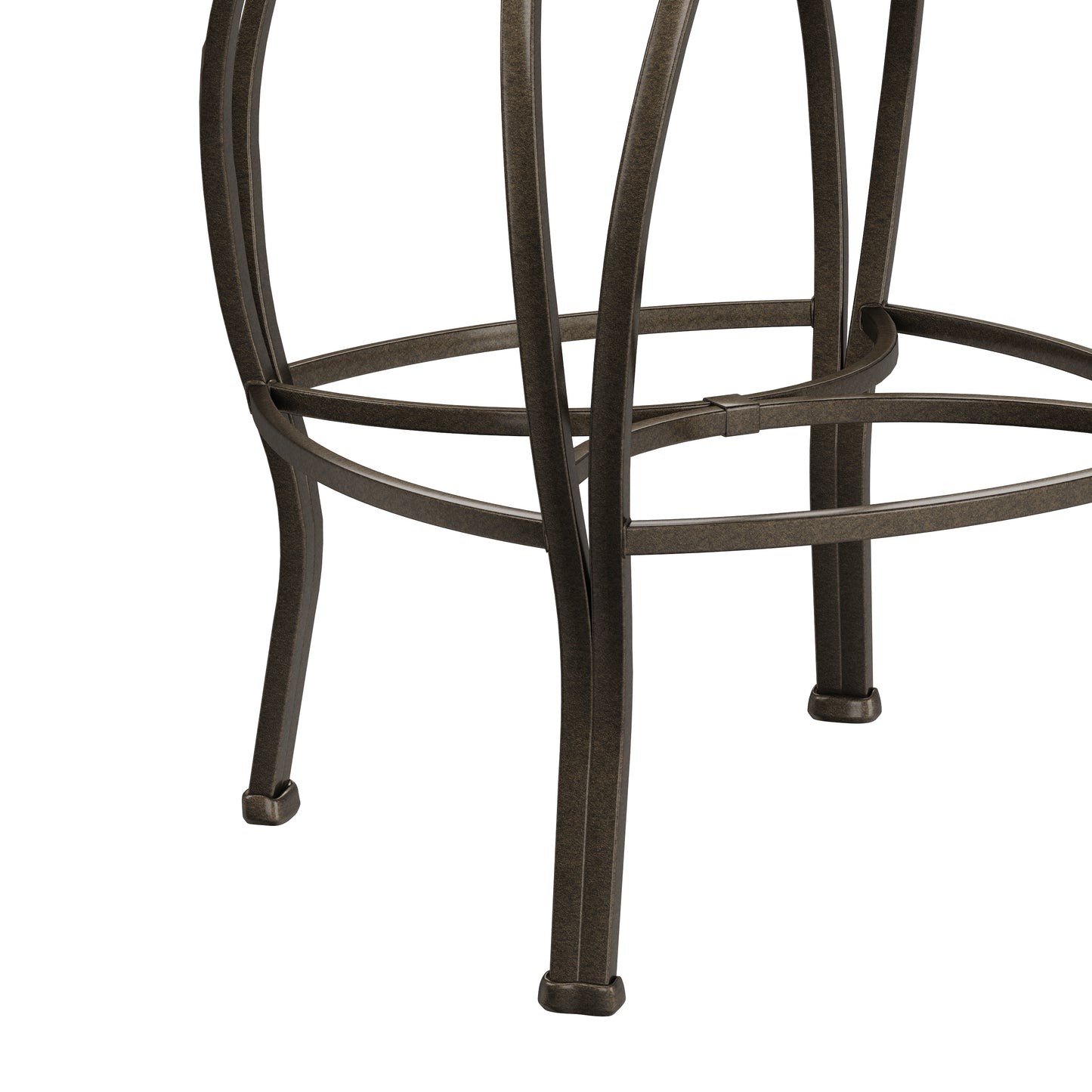 Hillsdale Furniture Montello Metal Swivel Counter Height Stool, Old Steel