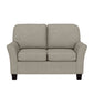 Hillsdale Furniture Lorena Upholstered Loveseat, Greige