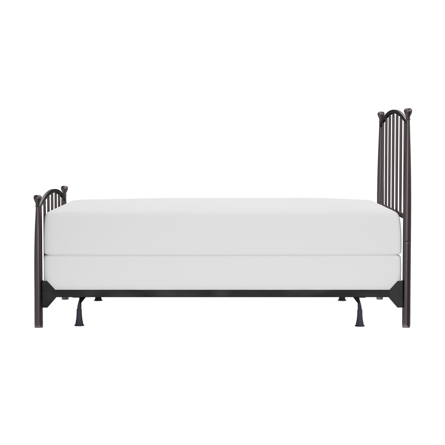 Hillsdale Furniture Warwick Full Metal Bed with Frame, Gray Bronze