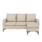 Hillsdale Furniture Alamay Upholstered Reversable Sectional Chaise, Oatmeal