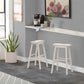 Hillsdale Furniture Moreno Wood Backless Bar Height Stool, Sea White