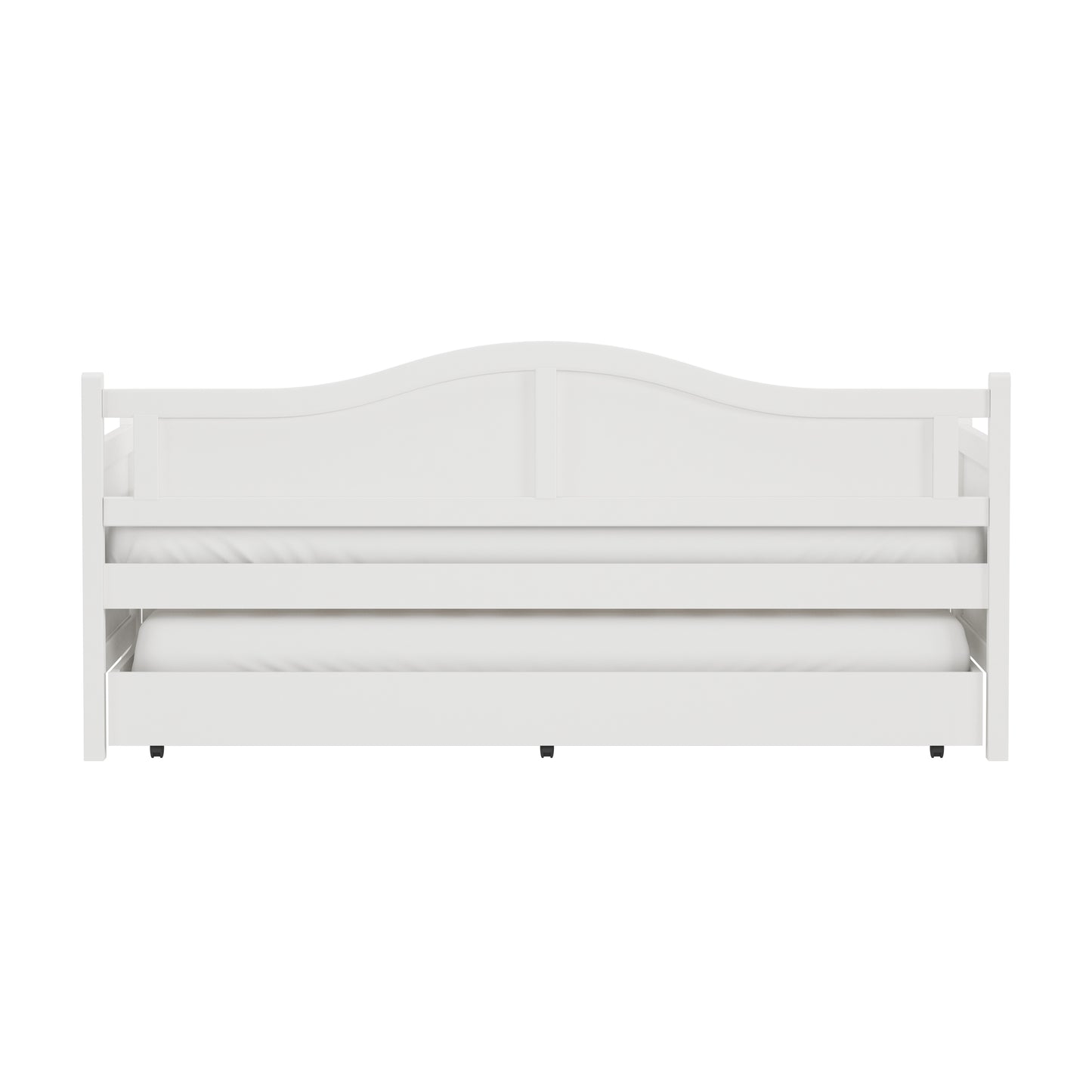 Hillsdale Furniture Staci Wood Twin Daybed with Trundle, White