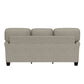 Hillsdale Furniture Upholstered Reversable Sectional Chaise, Greige