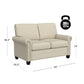 Hillsdale Furniture Barroway Upholstered Loveseat, Beige