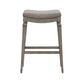 Hillsdale Furniture Vetrina Wood Backless Counter Height Stool, Weathered Gray